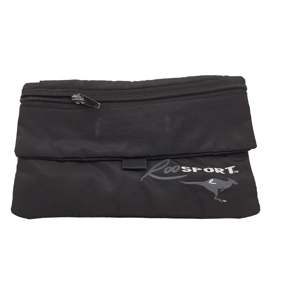 RooSport Magnetic Running Pouch Black Workout Travel Pocket Bag Accessory